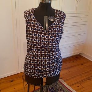 Michael Kors wrap top, size L